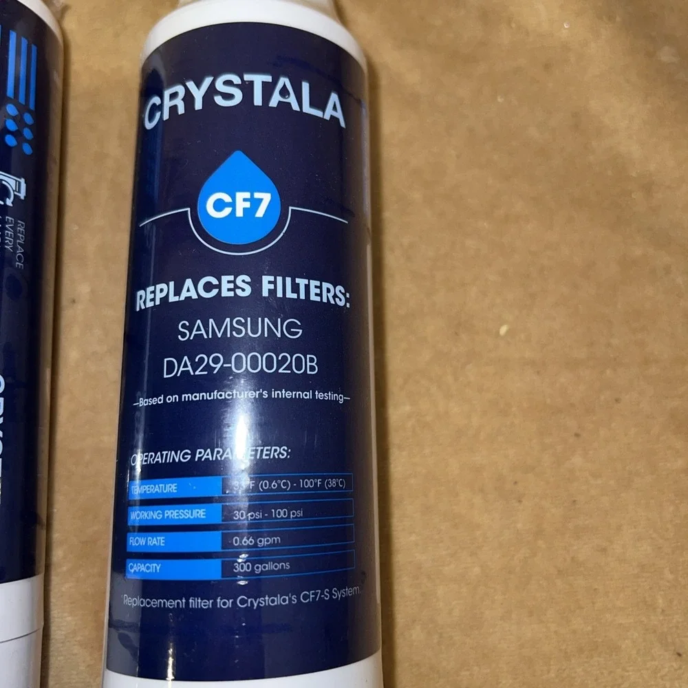 2 - CF7 Crystal Replacement Filter Samsung DA29-00020B Set Of 2